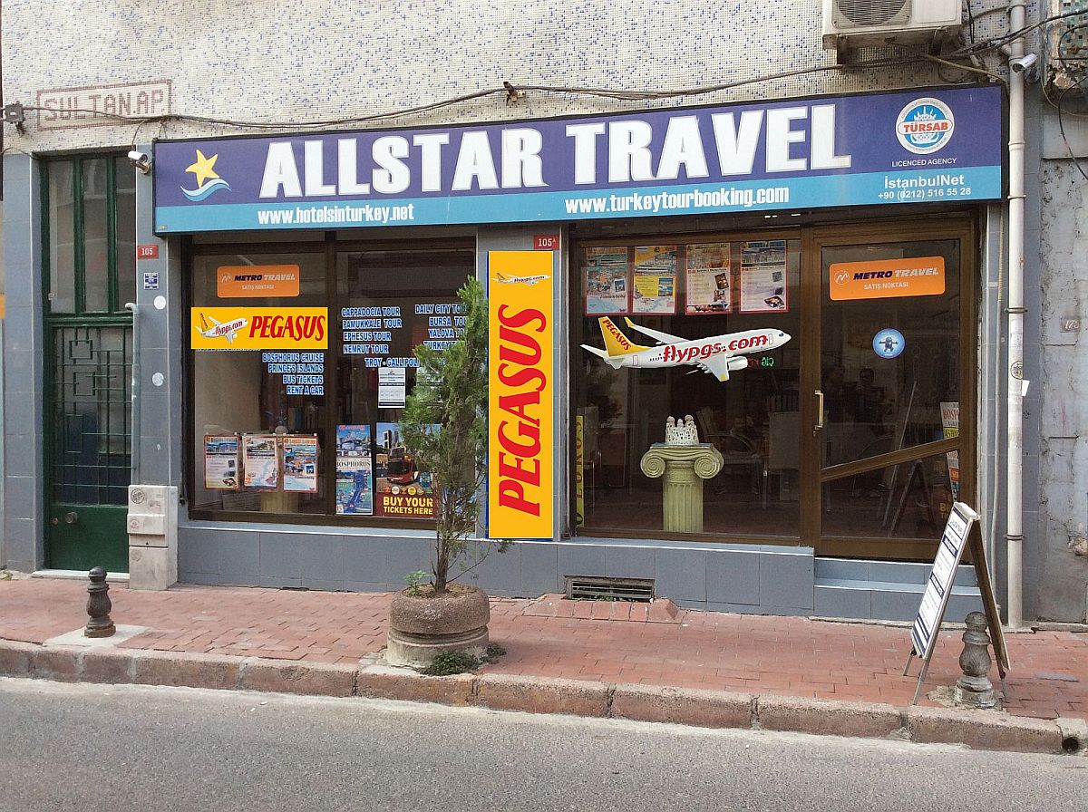 Allstar Travel Turkey istanbul office frontview